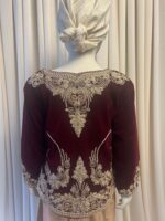 Karakou enfant Bordeaux élégant et raffiné – Image 8