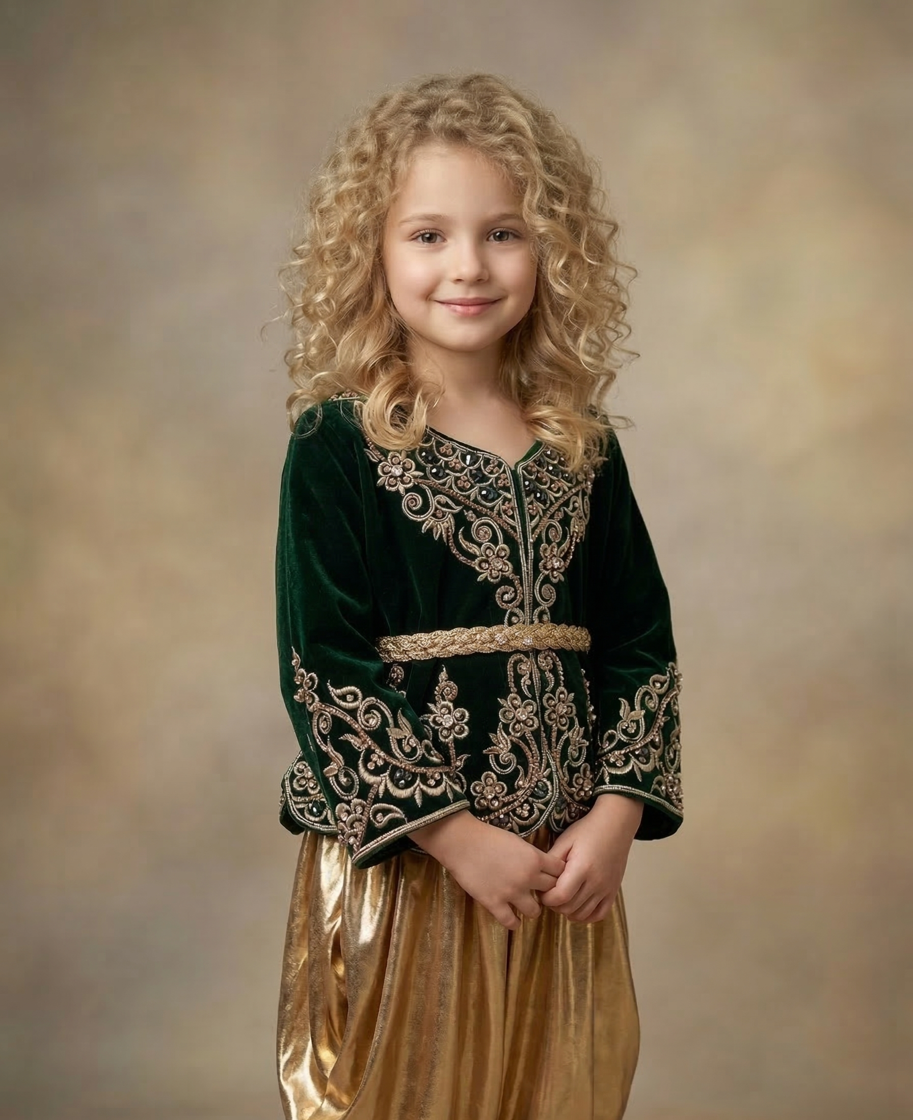 karakou 6 Karakou enfant vert bouteille élégant et raffiné – Image 1